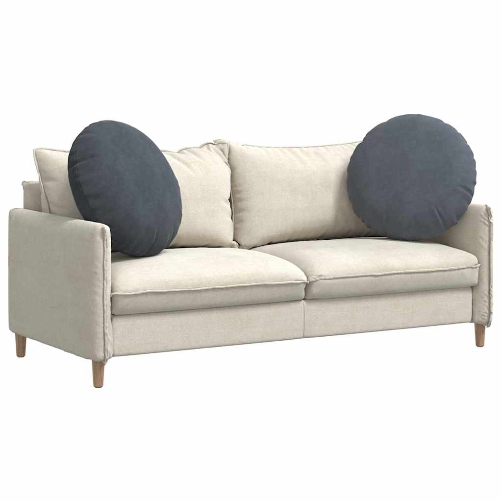 Vidaxx coussins d'assise 2 pièces gris foncé ø 40 x 13 cm velours