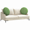 Vidaxx coussins d'assise 2 pièces vert clair ø 40 x 13 cm velours