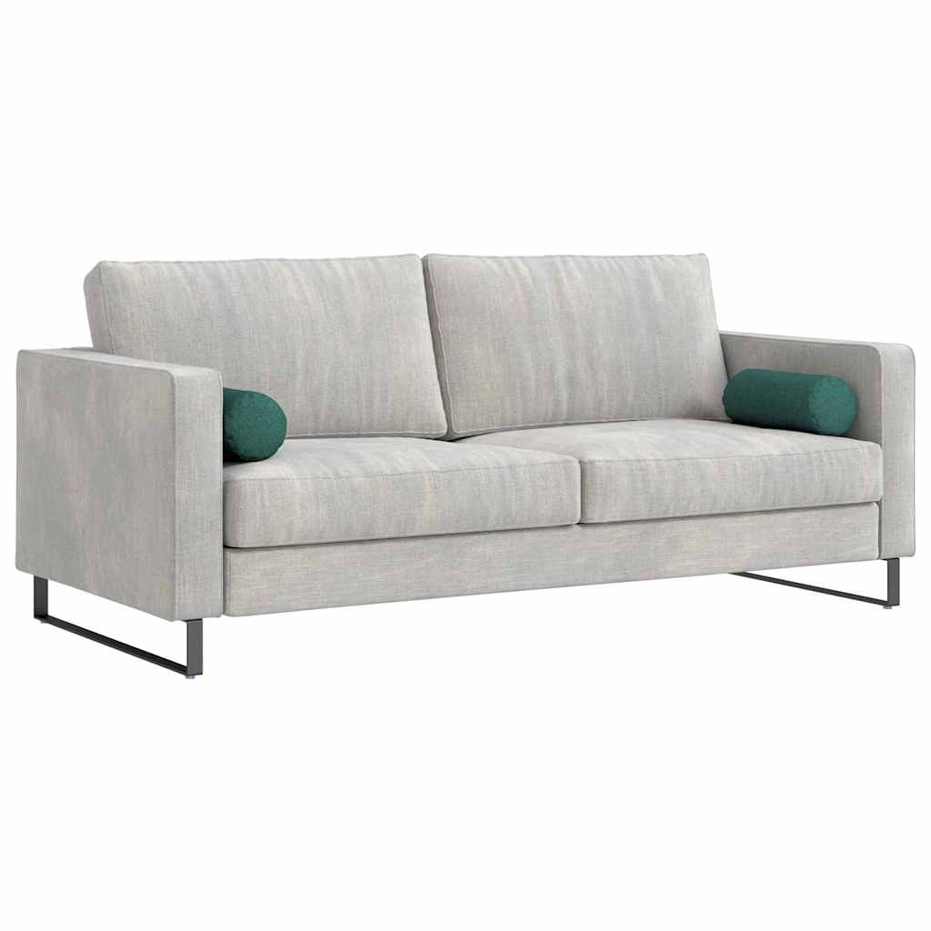 VidaXL traversins 2 pièces tissu vert foncé ø 15 x 40 cm