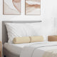 VidaXL traversins 2 pièces crème ø 15 x 40 cm tissu