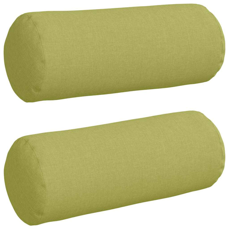 VidaXL traversins 2 pièces tissu vert clair ø 15 x 40 cm