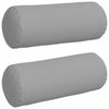 VidaXL traversins 2 pièces gris nuage ø 15 x 40 cm tissu