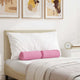 VidaXL traversins 2 pièces rose ø 15 x 40 cm tissu