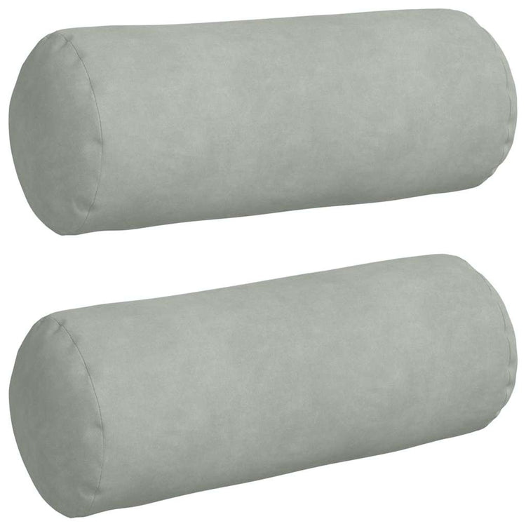 VidaXL traversins 2 pièces tissu corde gris clair ø 15 x 40 cm