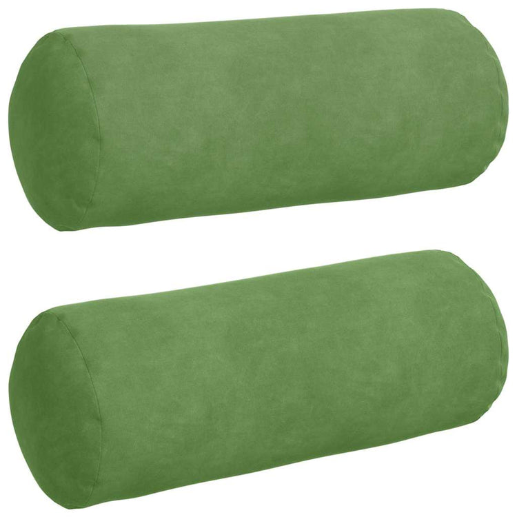 VidaXL traversins 2 pièces tissu corde vert clair ø 15 x 40 cm