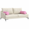 VidaXL traversins 2 pièces rose ø 25 x 70 cm tissu