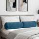 Vidaxx traversins 2 pièces bleu ø 25 x 70 cm tissu corde