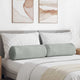 VidaXL traversins 2 pièces gris clair ø 25 x 70 cm tissu corde