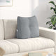Vidaxx coussin de dossier gris clair 45 x 24 x 50 cm tissu
