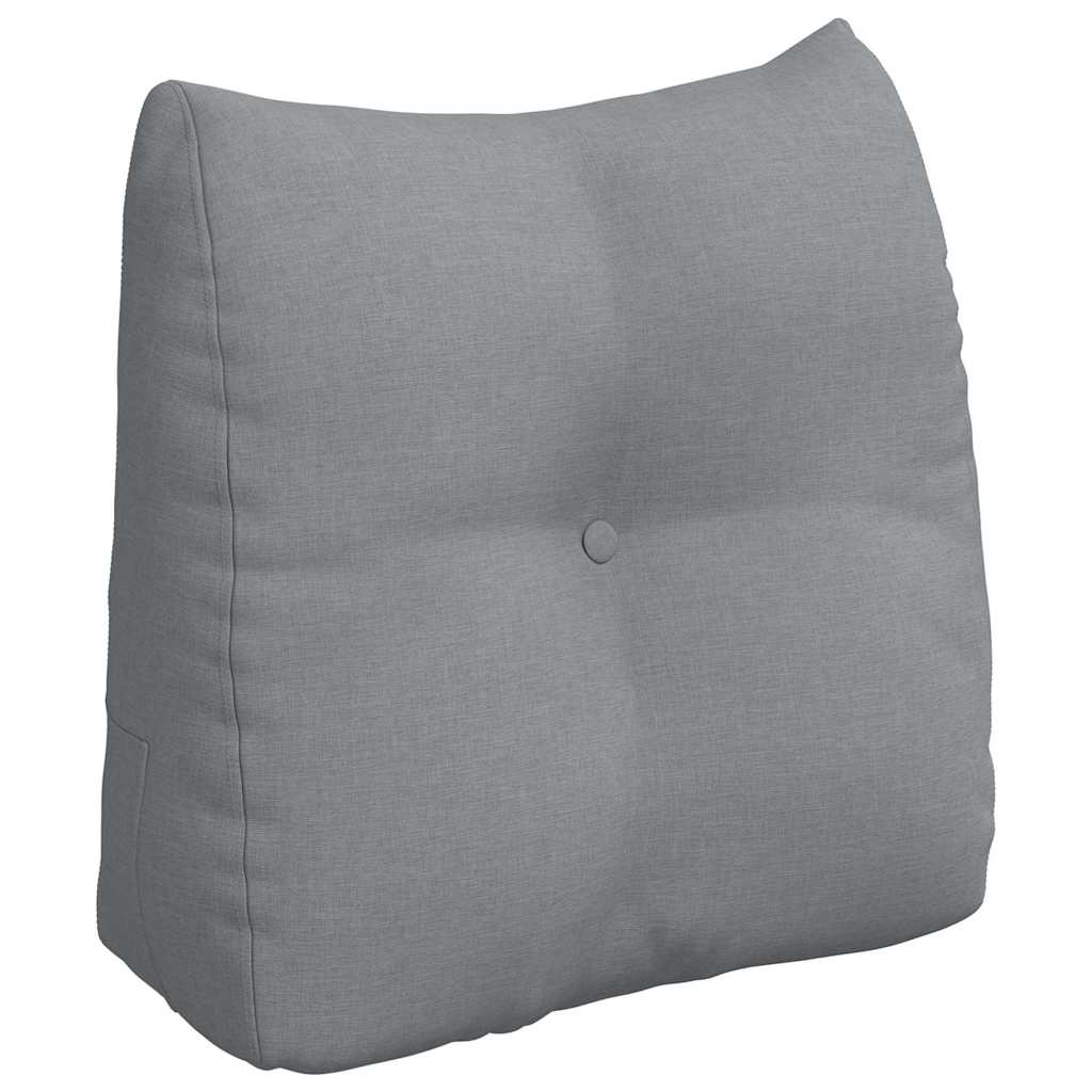 Vidaxx coussin de dossier gris clair 45 x 24 x 50 cm tissu