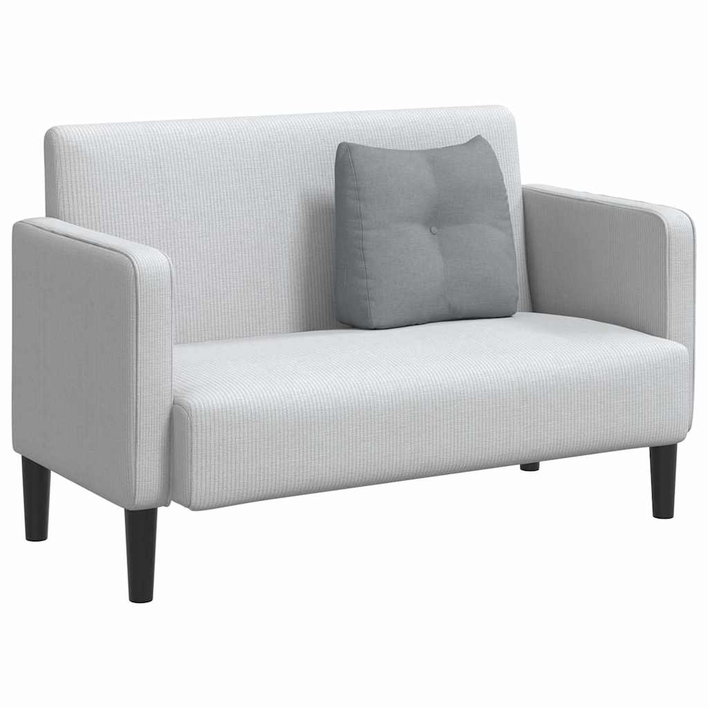 Vidaxx coussin de dossier gris clair 45 x 24 x 50 cm tissu