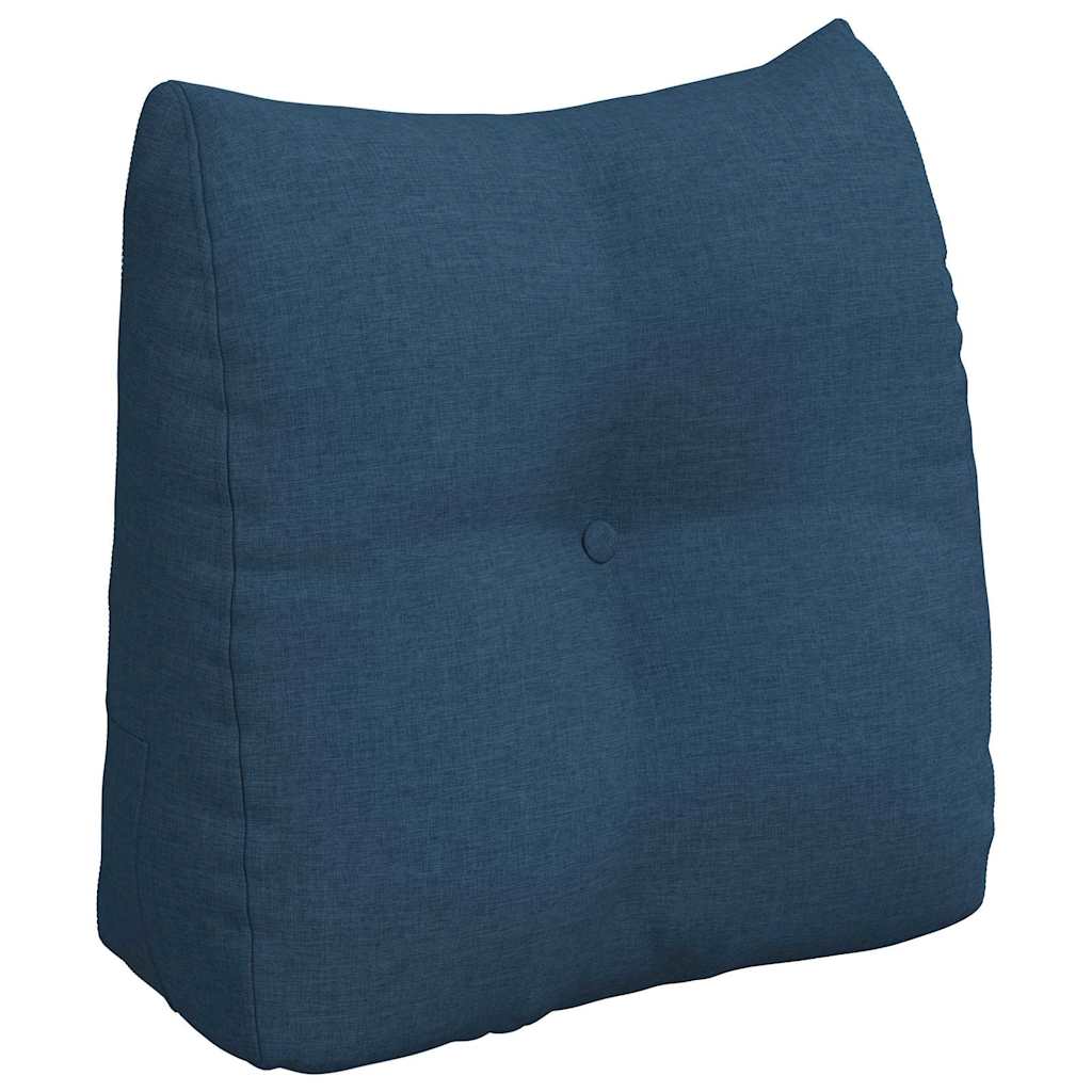 Vidaxx coussin de dossier bleu 45 x 24 x 50 cm tissu