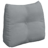 Vidaxx coussin de dossier gris clair 60 x 24 x 50 cm tissu