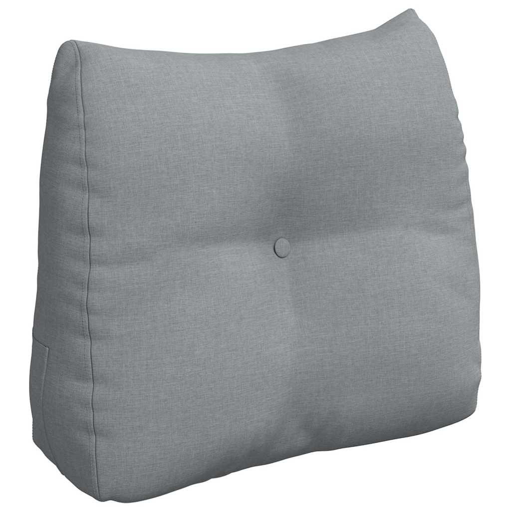 Vidaxx coussin de dossier gris clair 60 x 24 x 50 cm tissu