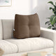 Vidaxx coussin de dossier marron 60 x 24 x 50 cm tissu