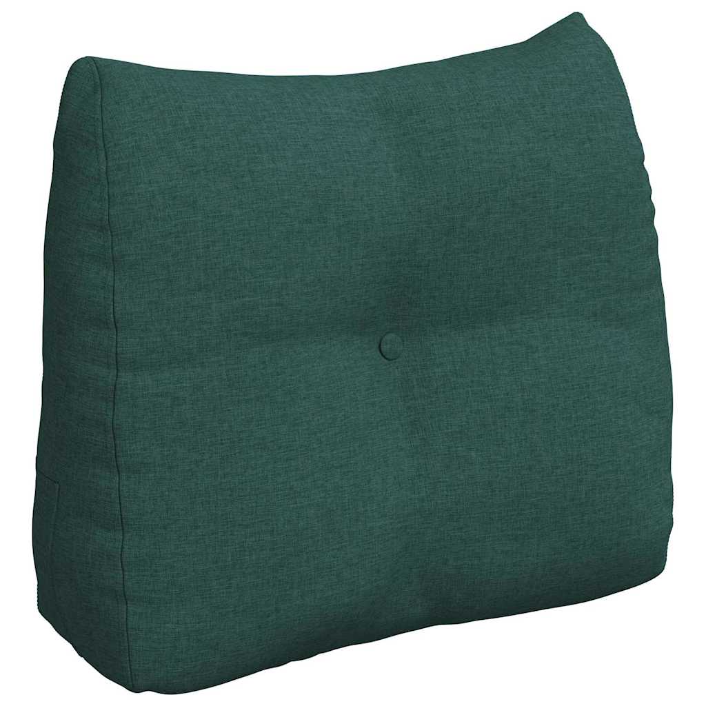 Vidaxx coussin de dossier vert foncé 60 x 24 x 50 cm tissu