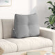 Vidaxx coussin de dossier gris nuage 60 x 24 x 50 cm tissu