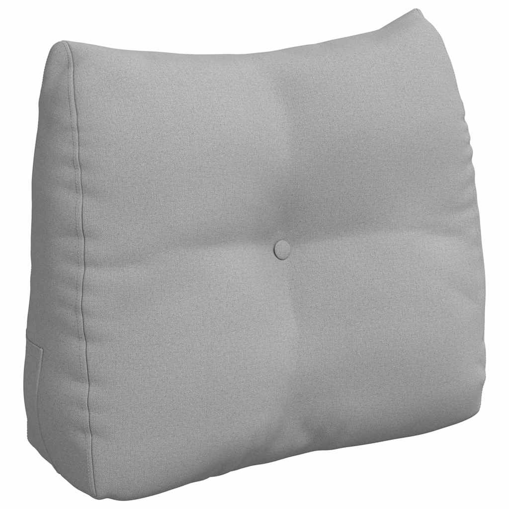 Vidaxx coussin de dossier gris nuage 60 x 24 x 50 cm tissu