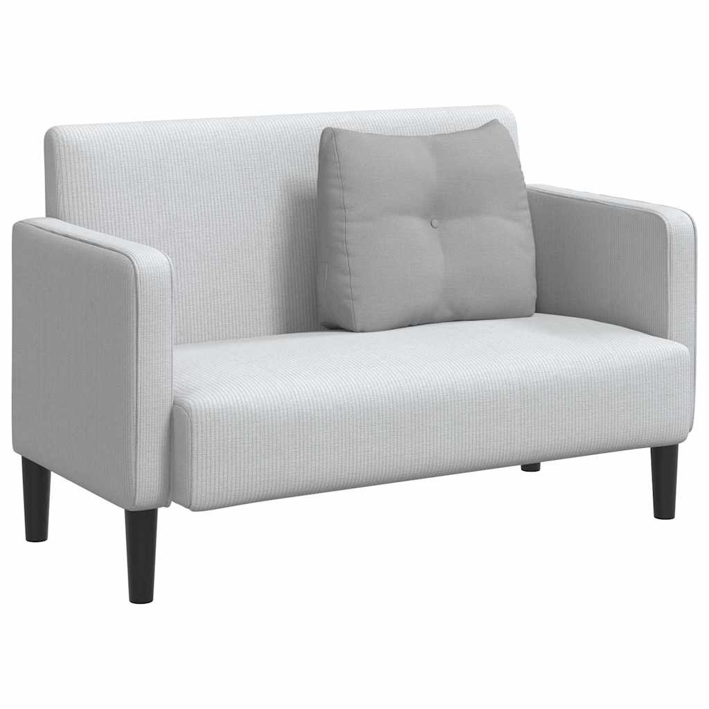Vidaxx coussin de dossier gris nuage 60 x 24 x 50 cm tissu