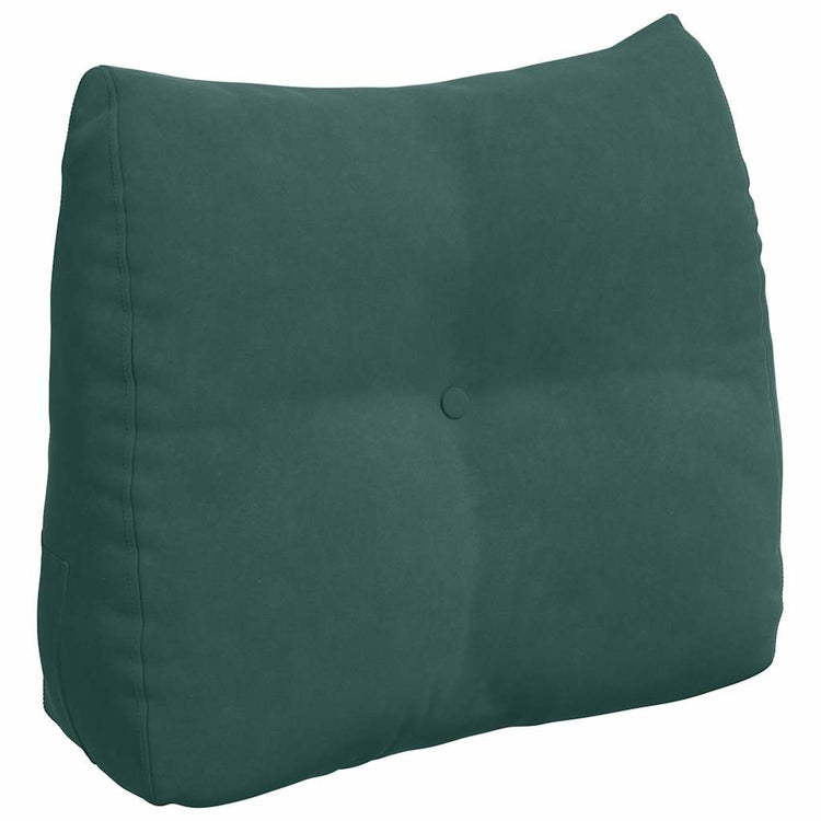Vidaxx coussin de dossier vert foncé 60 x 24 x 50 cm velours