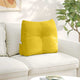 Vidaxx coussin de dossier jaune 60 x 24 x 50 cm velours
