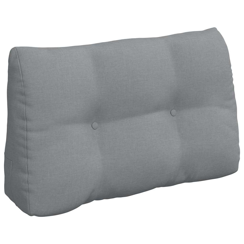Vidaxx coussin de dossier gris clair 80 x 24 x 50 cm tissu