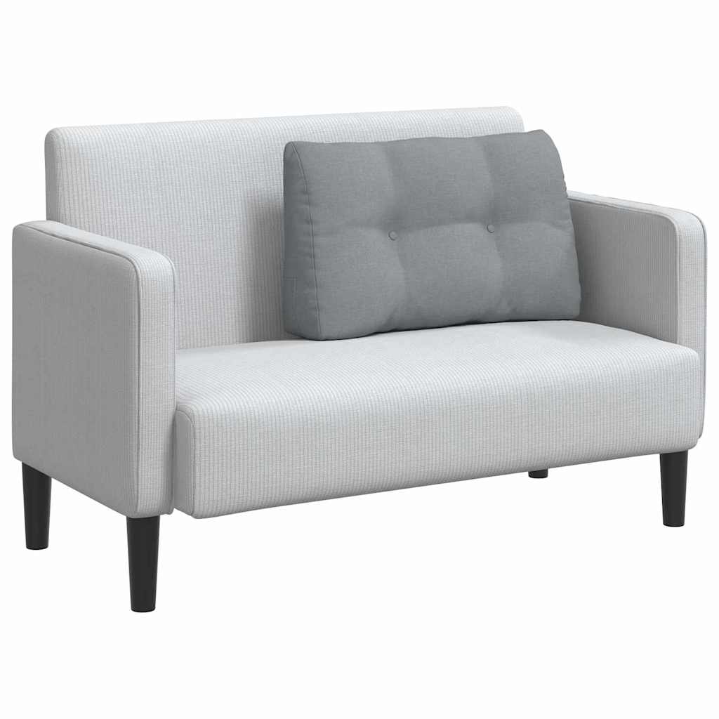 Vidaxx coussin de dossier gris clair 80 x 24 x 50 cm tissu