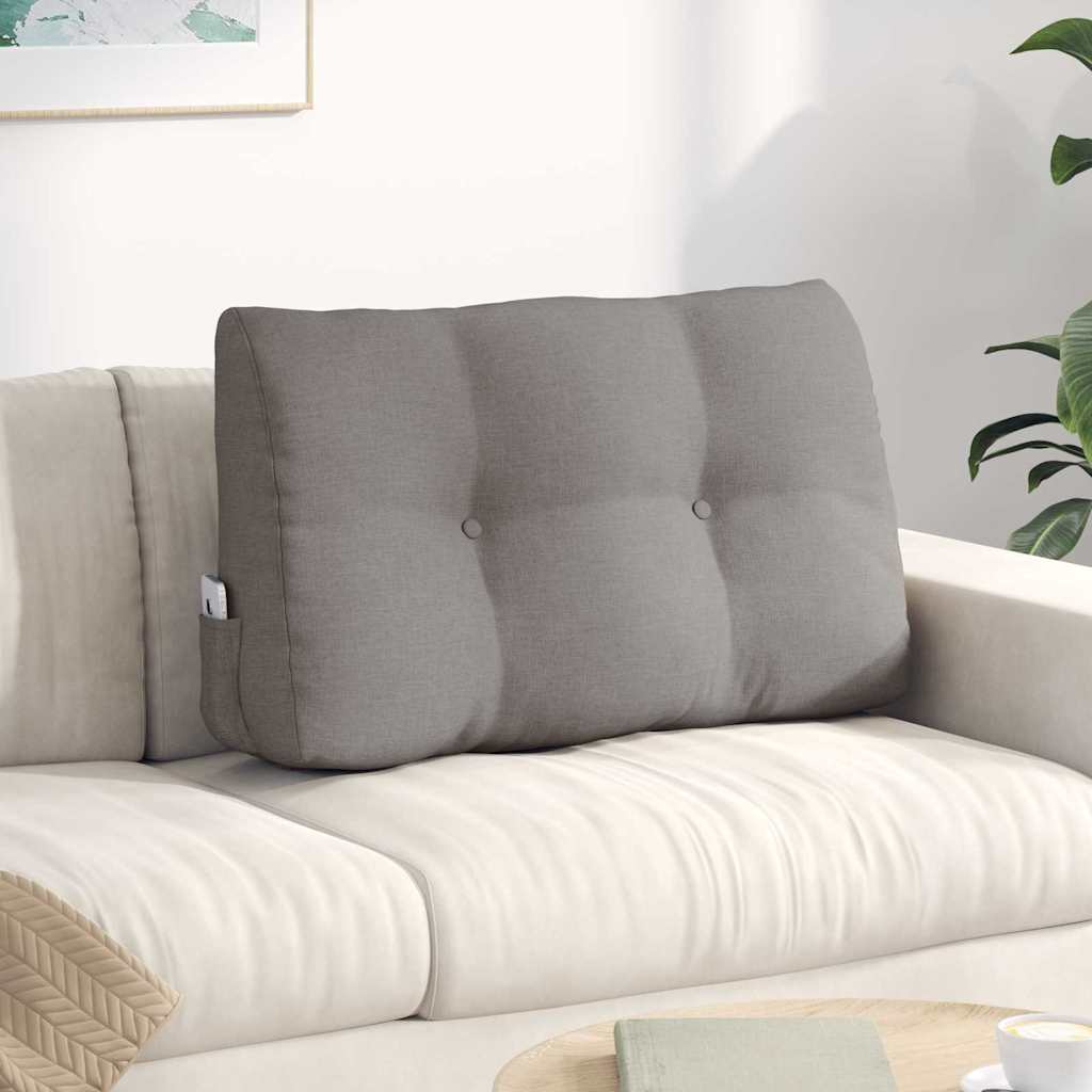 Vidaxx coussin de dossier taupe 80 x 24 x 50 cm tissu