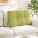 VidaXL coussin de dossier vert clair 80 x 24 x 50 cm tissu