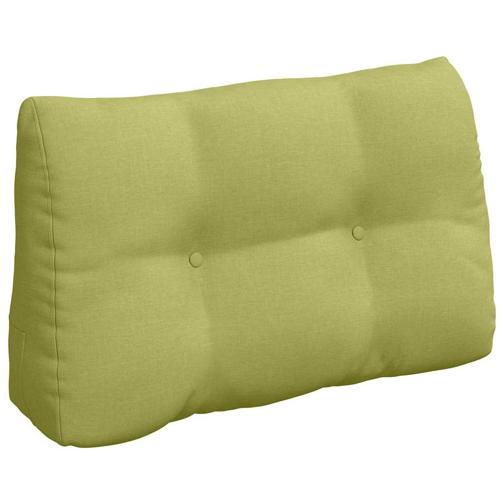 VidaXL coussin de dossier vert clair 80 x 24 x 50 cm tissu