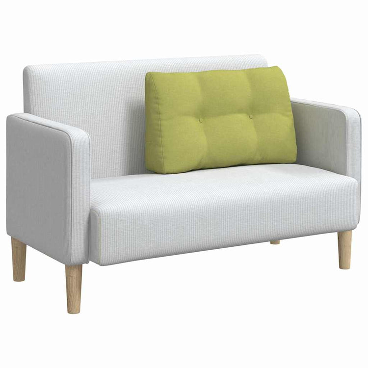 VidaXL coussin de dossier vert clair 80 x 24 x 50 cm tissu