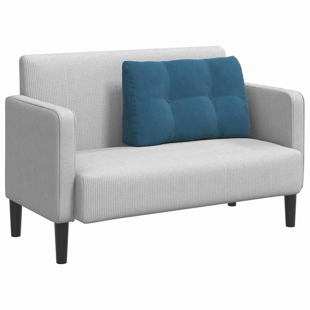 Vidaxx coussin de dossier bleu 80 x 24 x 50 cm velours