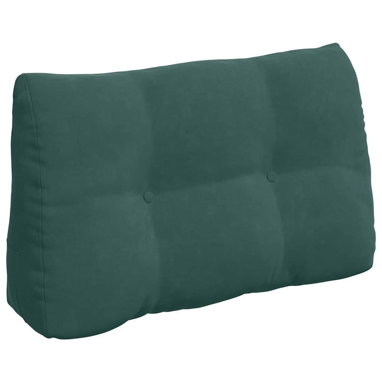 Vidaxx coussin de dossier vert foncé 80 x 24 x 50 cm velours