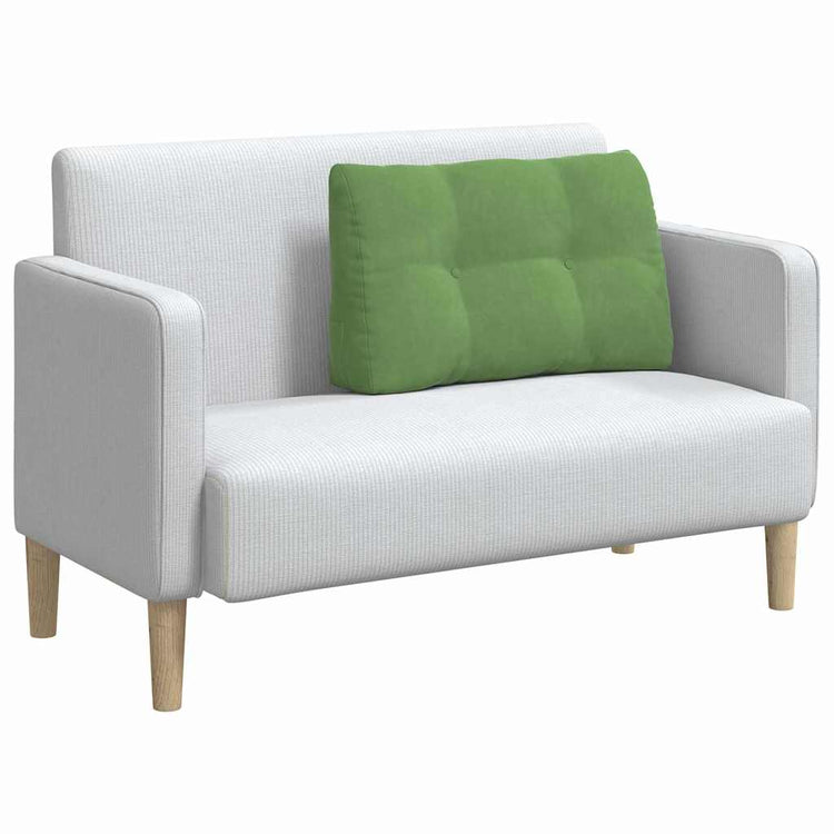 Vidaxx coussin de dossier vert clair 80 x 24 x 50 cm velours