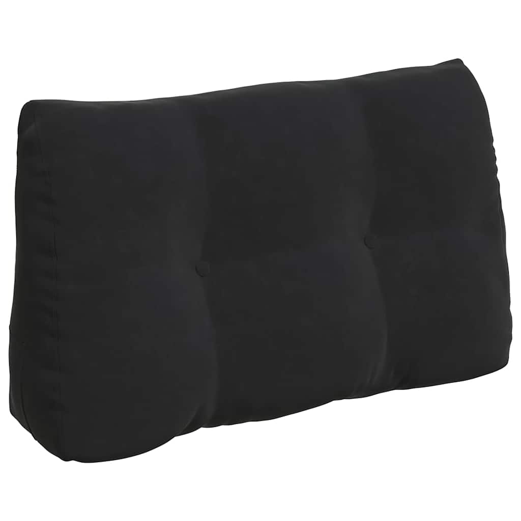 Vidaxx coussin de dossier noir 80 x 24 x 50 cm velours