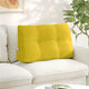 Vidaxx coussin de dossier jaune 80 x 24 x 50 cm velours