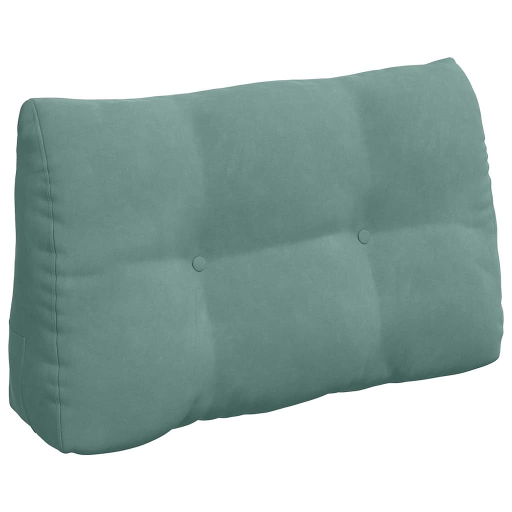 Vidaxx coussin de dossier vert d'eau 80 x 24 x 50 cm velours