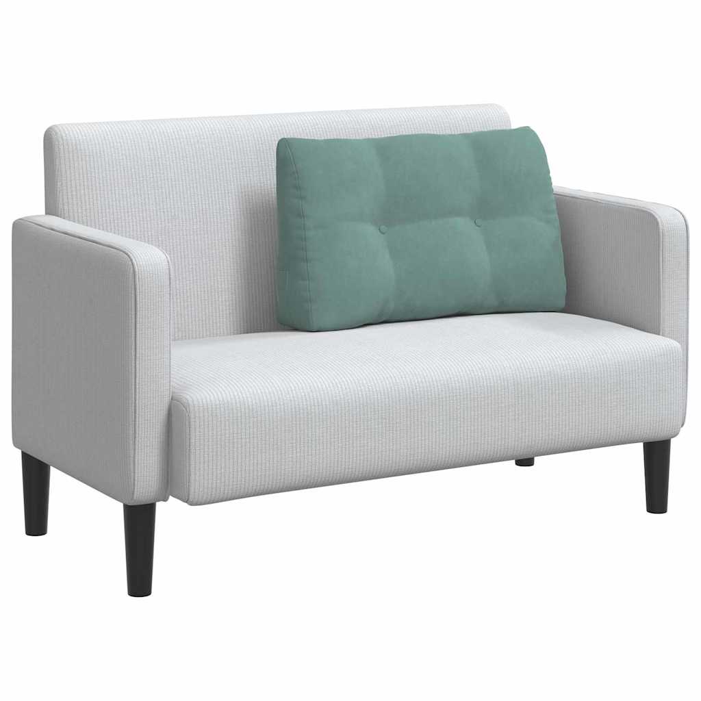Vidaxx coussin de dossier vert d'eau 80 x 24 x 50 cm velours