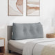 Vidaxx coussin de dossier gris clair 100 x 24 x 50 cm tissu