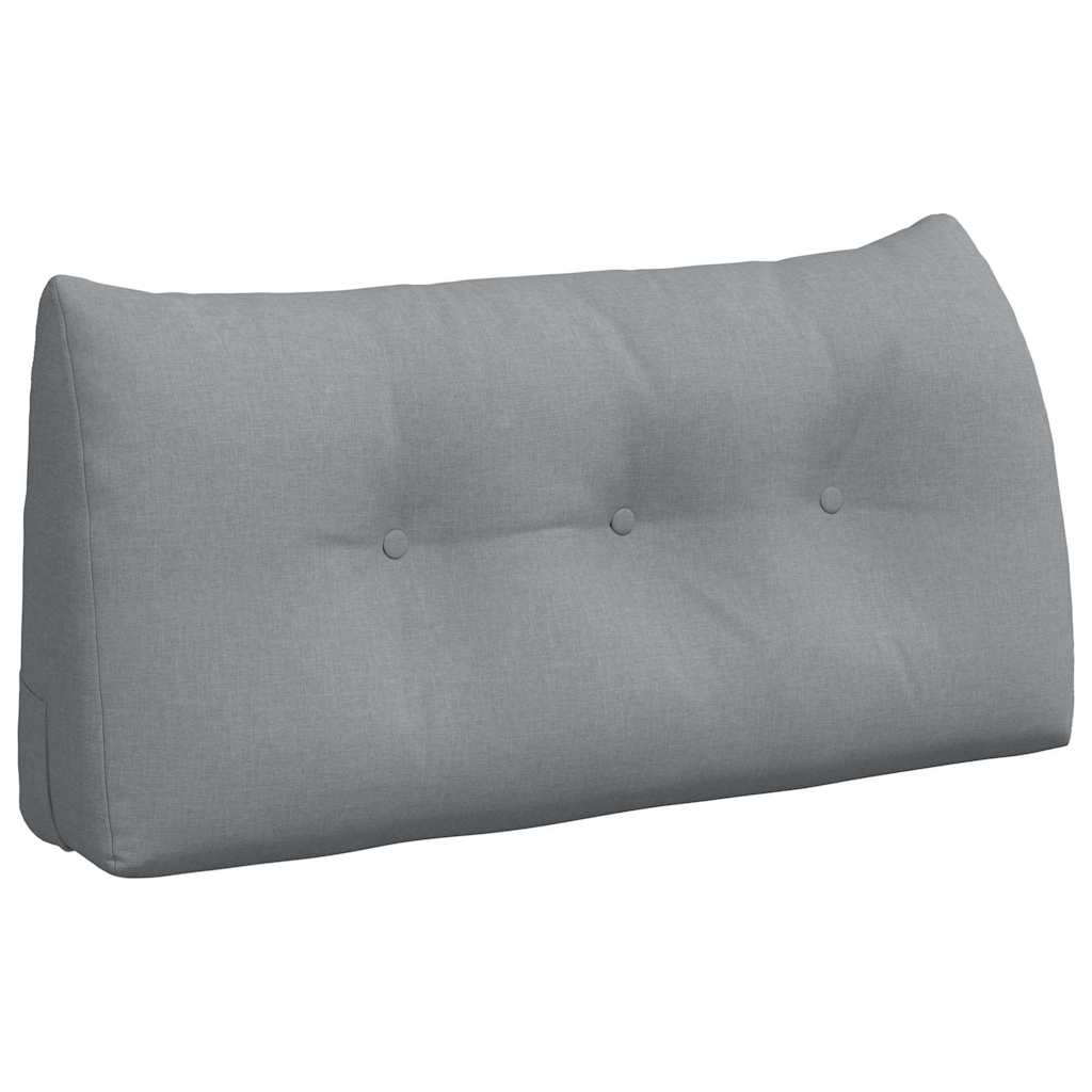 Vidaxx coussin de dossier gris clair 100 x 24 x 50 cm tissu