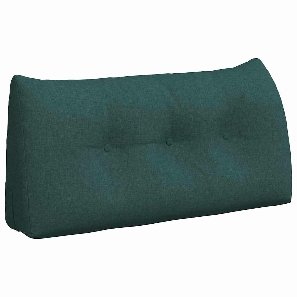 Vidaxx coussin de dossier vert foncé 100 x 24 x 50 cm tissu