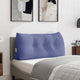 Vidaxx coussin de dossier jeans bleu 100 x 24 x 50 cm tissu