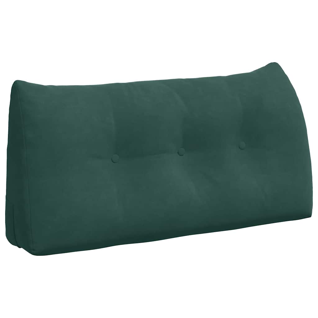 Vidaxx coussin de dossier vert foncé 100 x 24 x 50 cm velours