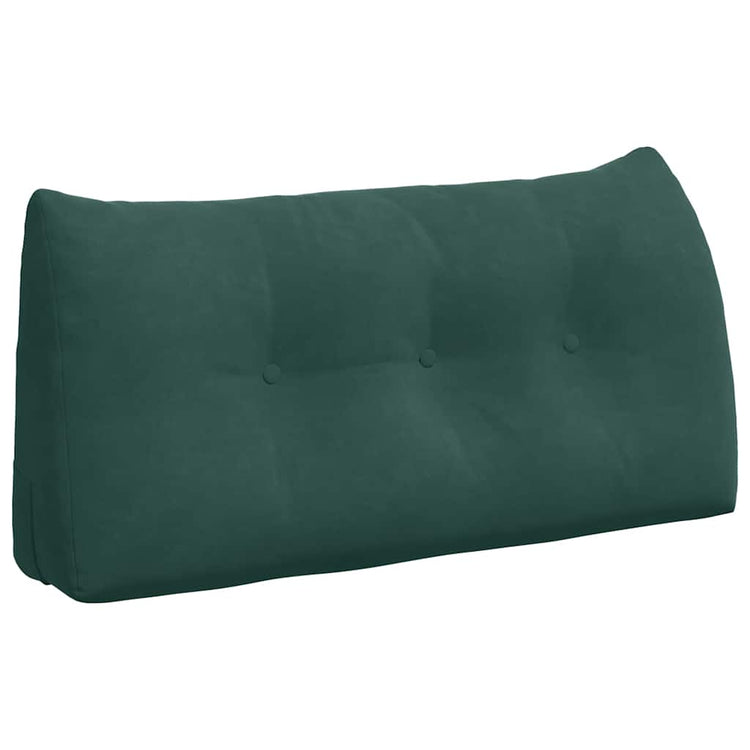 Vidaxx coussin de dossier vert foncé 100 x 24 x 50 cm velours