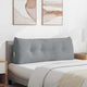 Vidaxx coussin de dossier gris clair 120 x 24 x 50 cm tissu