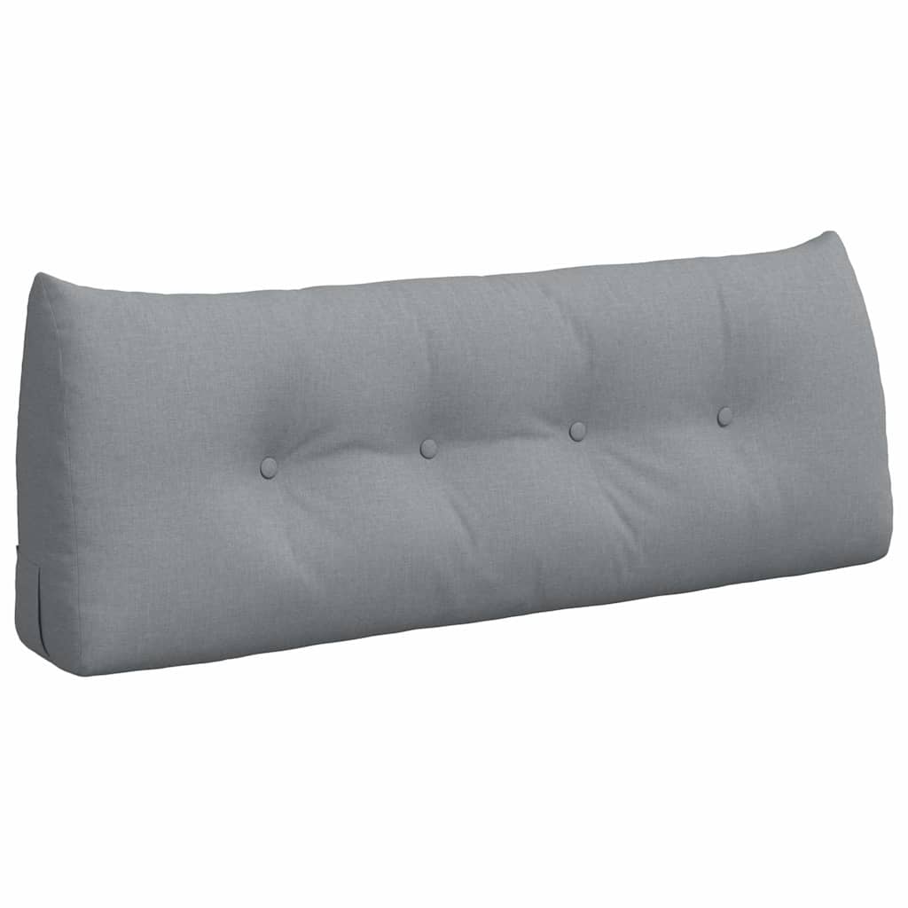 Vidaxx coussin de dossier gris clair 120 x 24 x 50 cm tissu