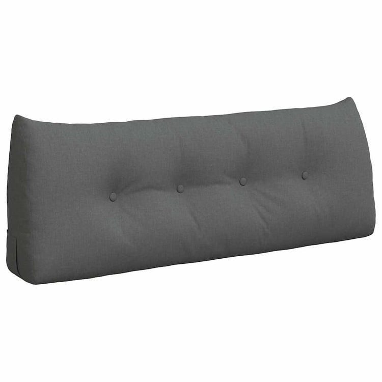 Vidaxx coussin de dossier gris foncé 120 x 24 x 50 cm tissu