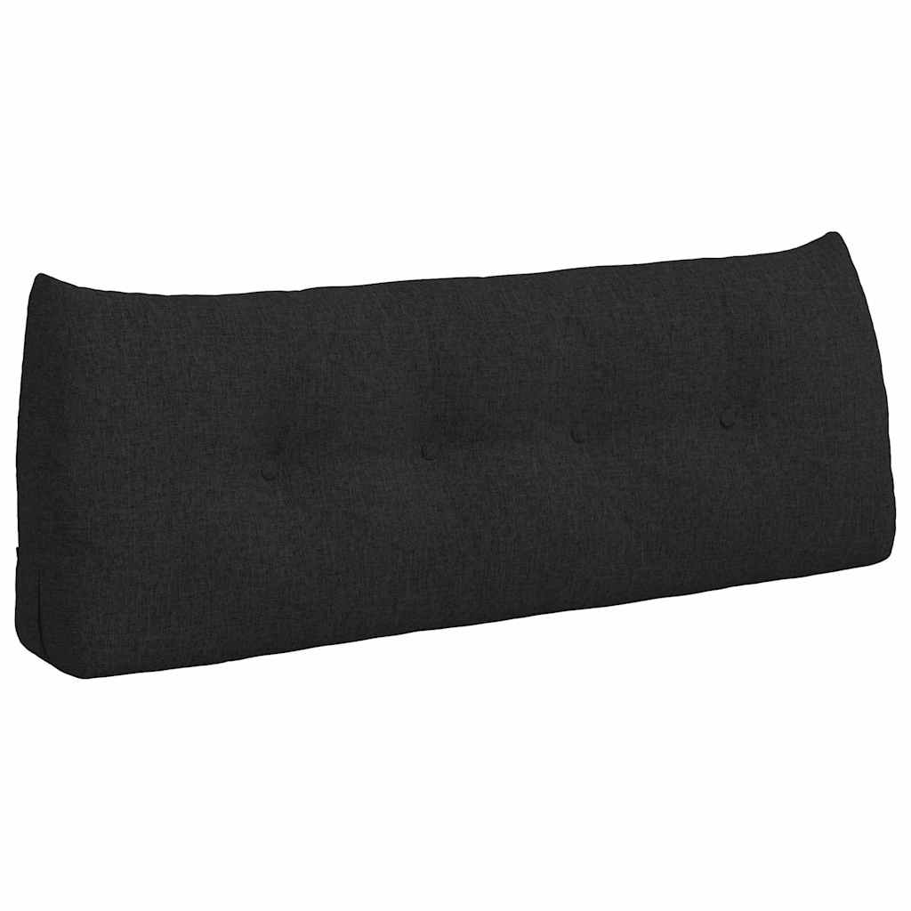 Vidaxx coussin de dossier noir 120 x 24 x 50 cm tissu