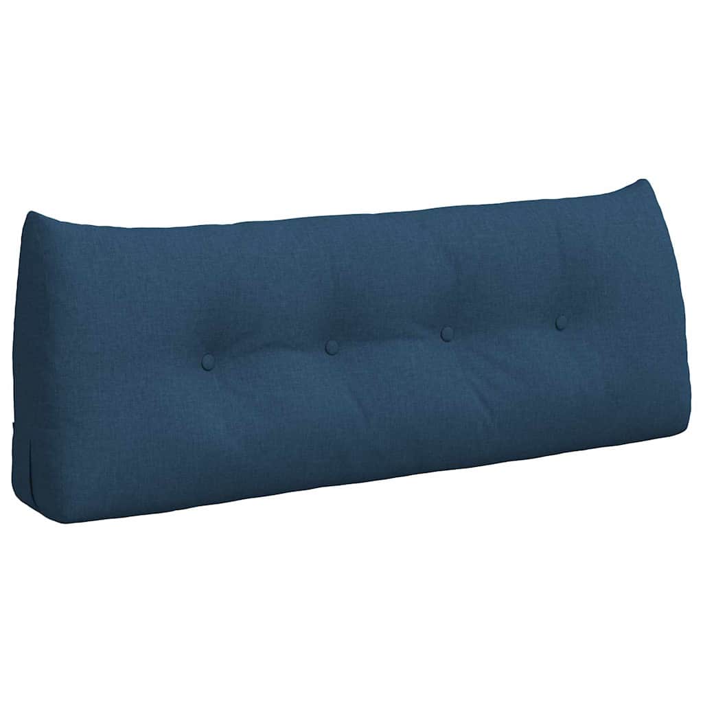 Vidaxx coussin de dossier bleu 120 x 24 x 50 cm tissu