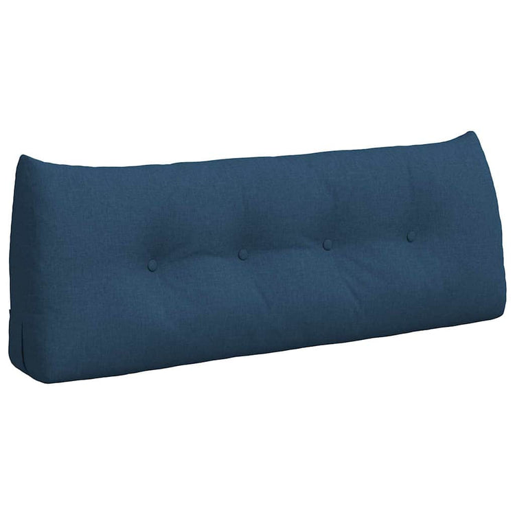 Vidaxx coussin de dossier bleu 120 x 24 x 50 cm tissu